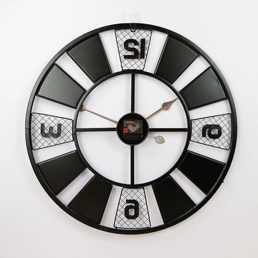 Horloge Murale Éclectique Métal