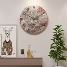 Horloge Murale Design Bicolore