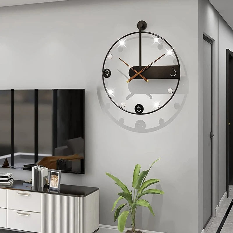 Horloge Murale Cercle Transparent