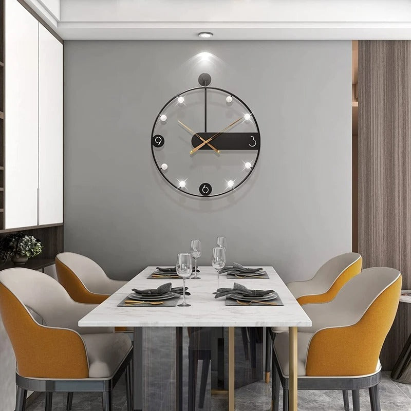 Horloge Murale Cercle Transparent