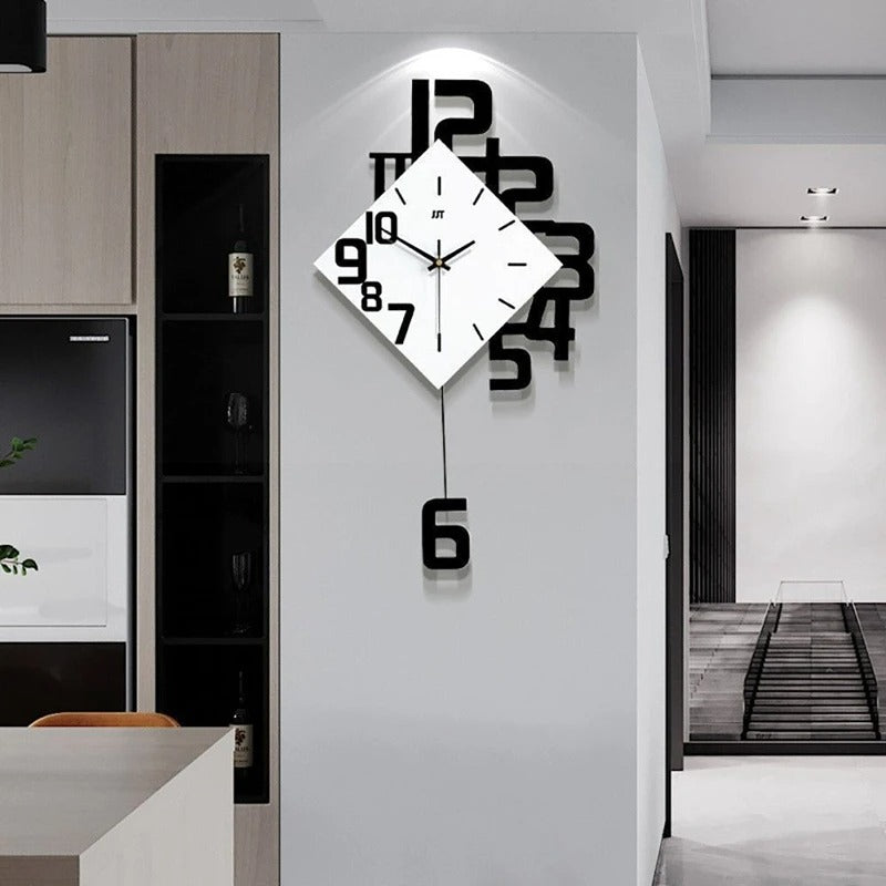 Horloge Murale Carré Pendule
