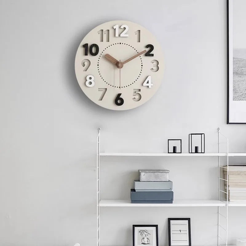 Horloge Murale Chiffres 3D