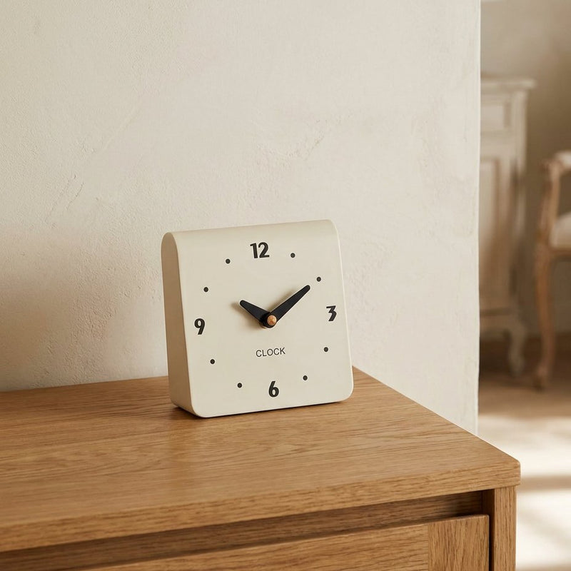 Horloge À Poser Carrée Moderne