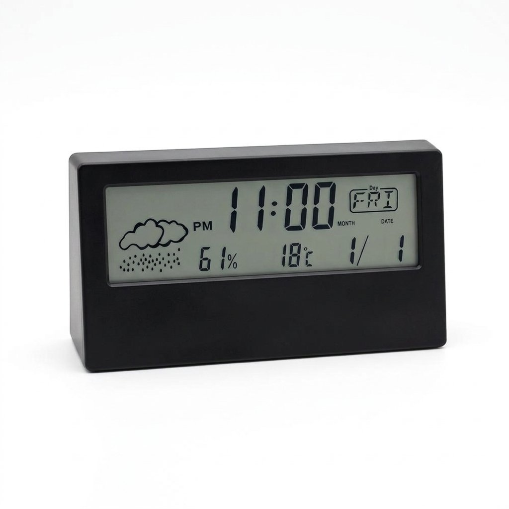 Horloge À Poser Digitale Météo