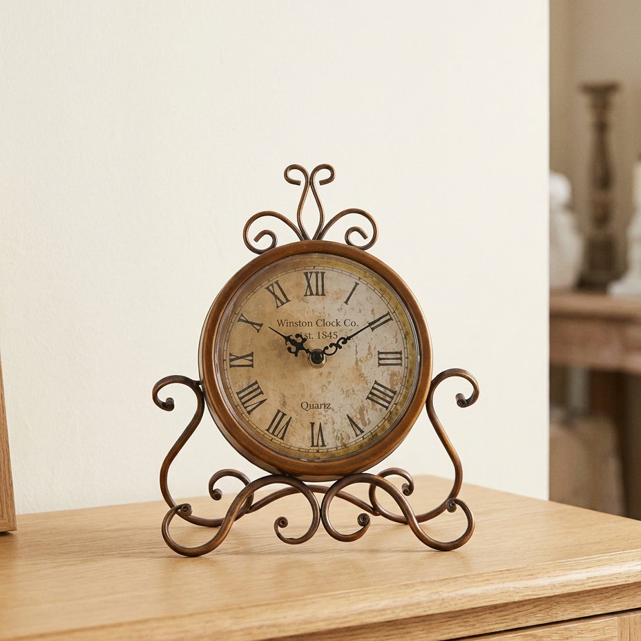 Horloge À Poser Fer Forgé