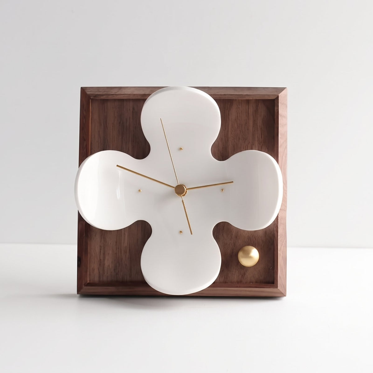 Horloge À Poser Fleur Moderne