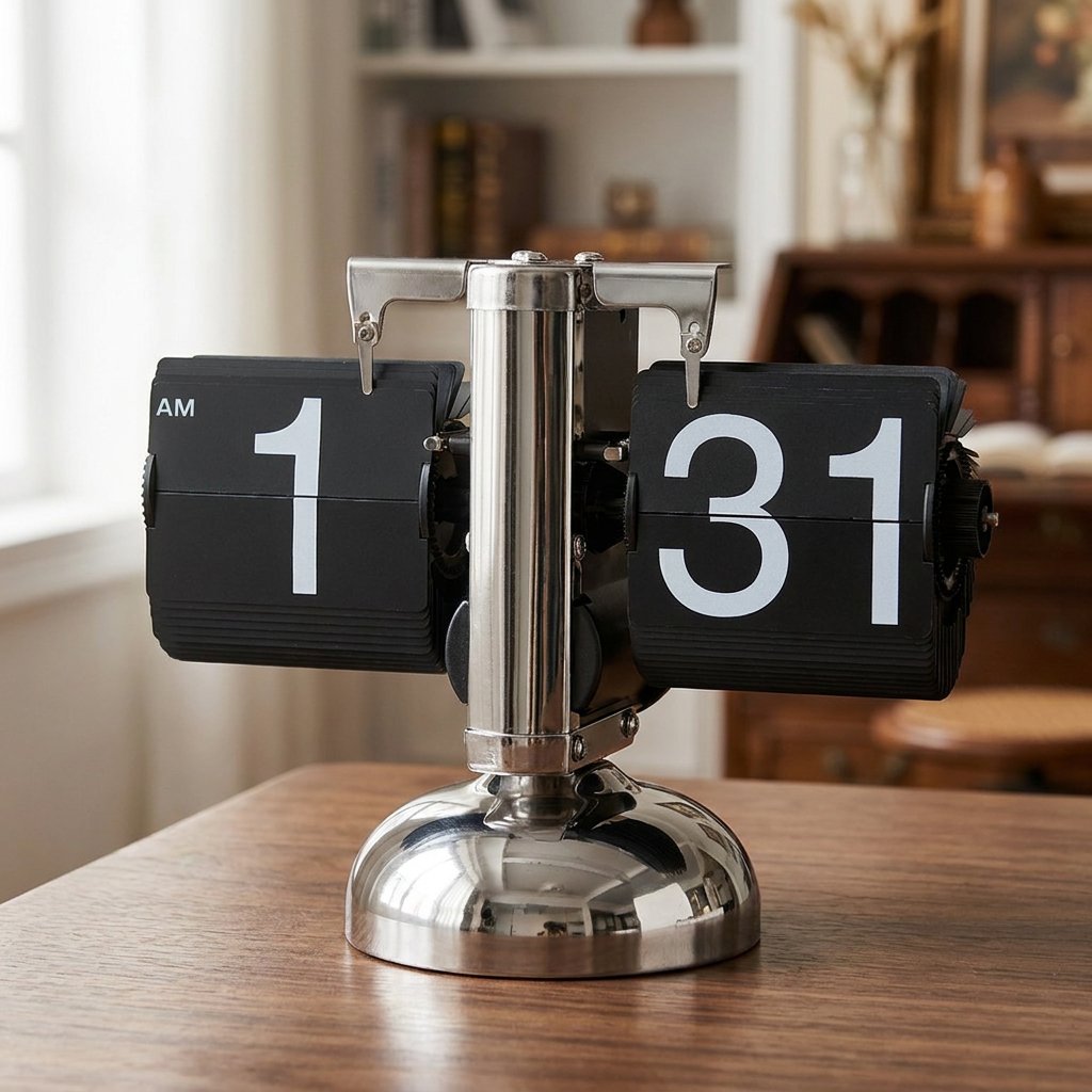 Horloge À Poser Flip Numérique