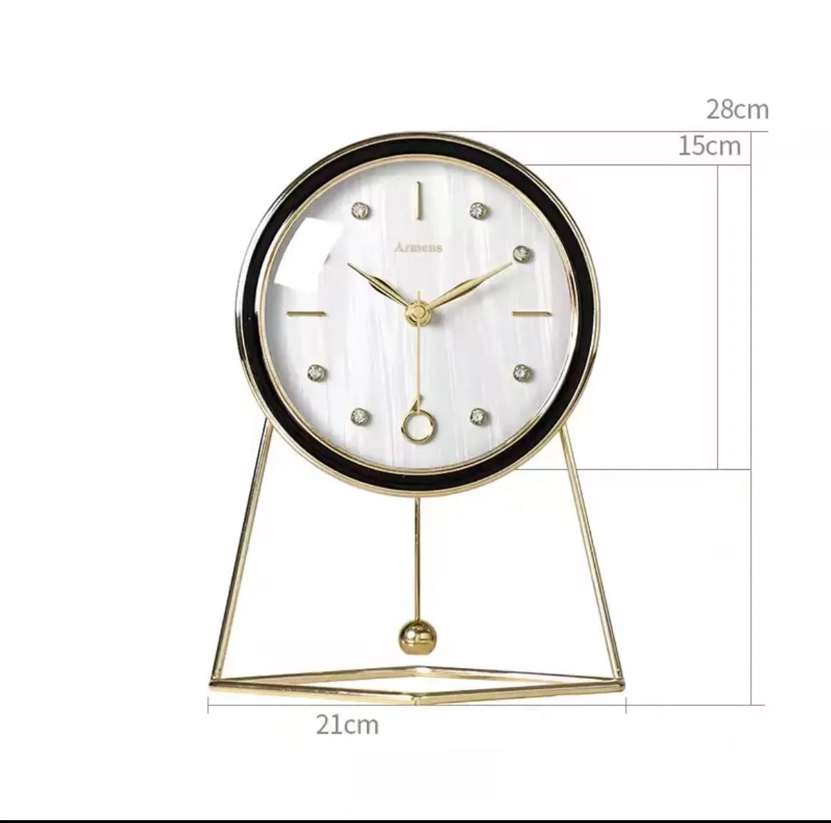 Horloge Murale Métal Pendule