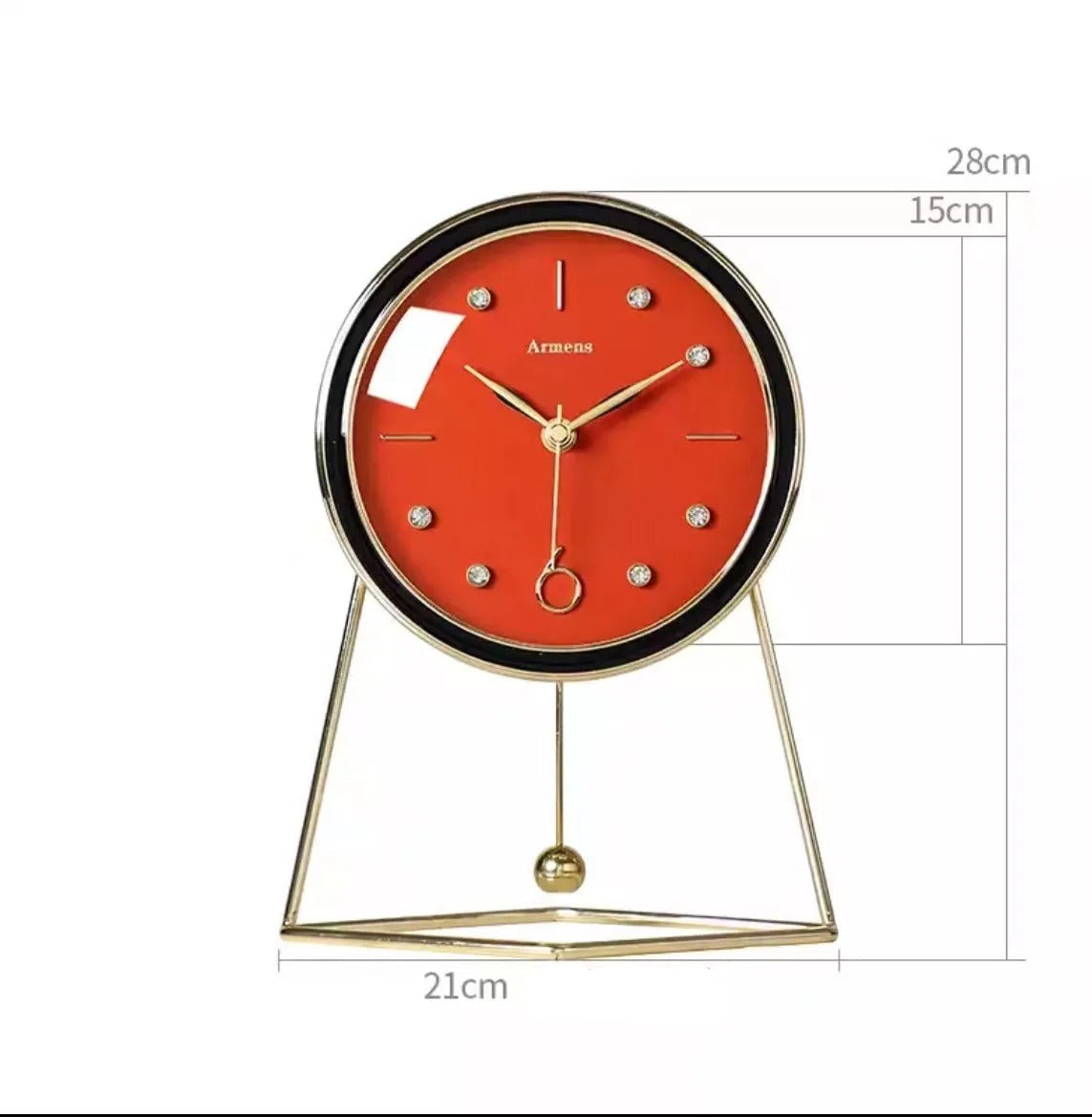 Horloge Murale Métal Pendule
