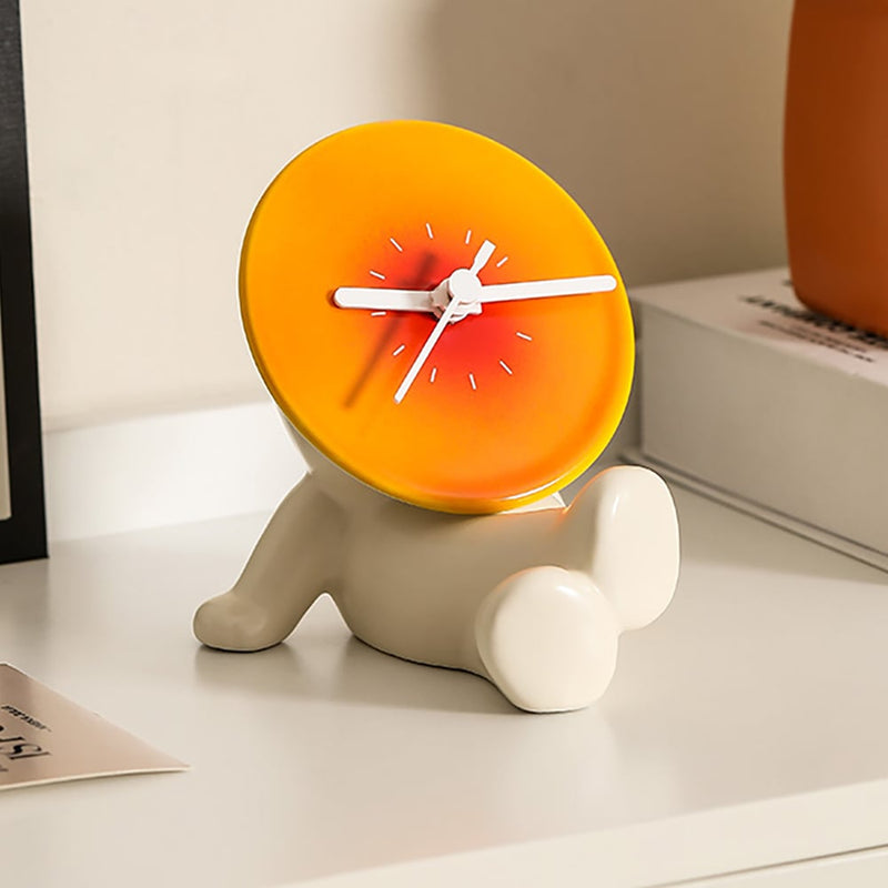 Horloge À poser Orange Moderne