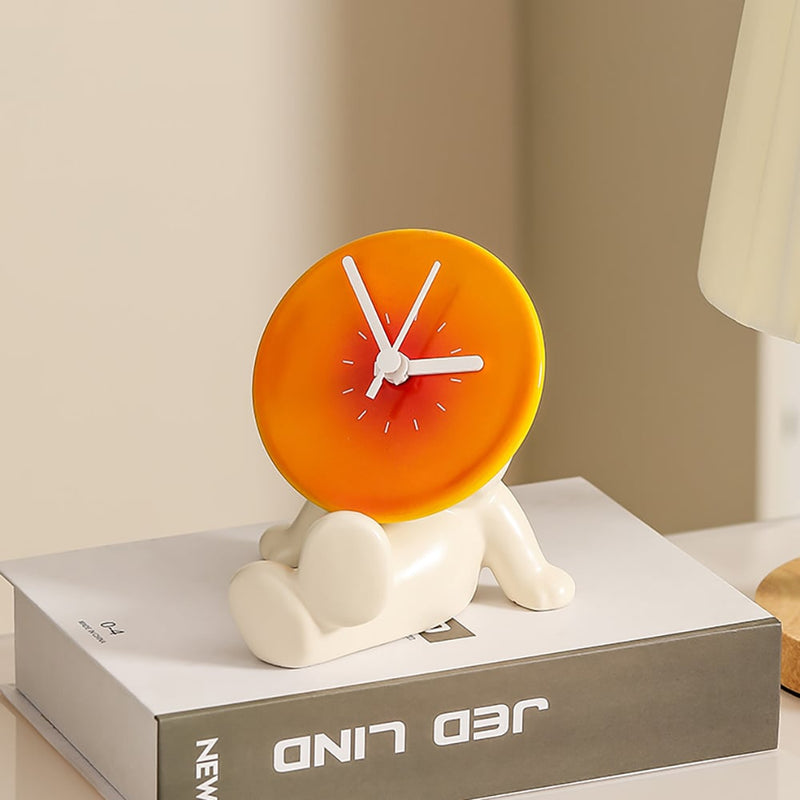 Horloge À poser Orange Moderne