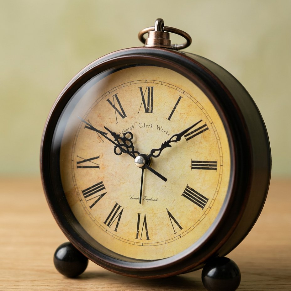 Horloge À Poser Rétro Quartz