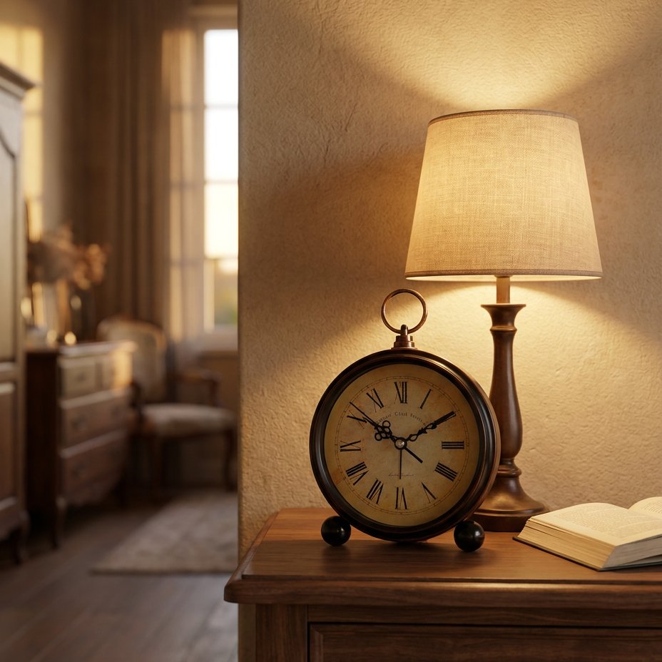 Horloge À Poser Rétro Quartz