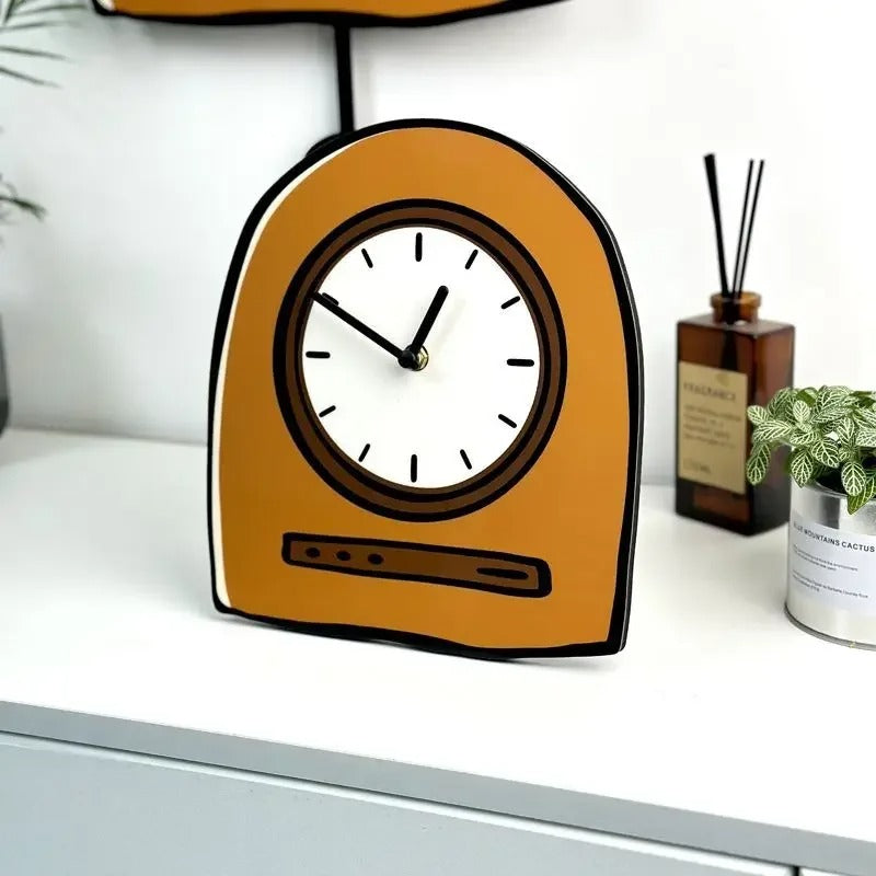 Horloge À Poser Illustration Colorée