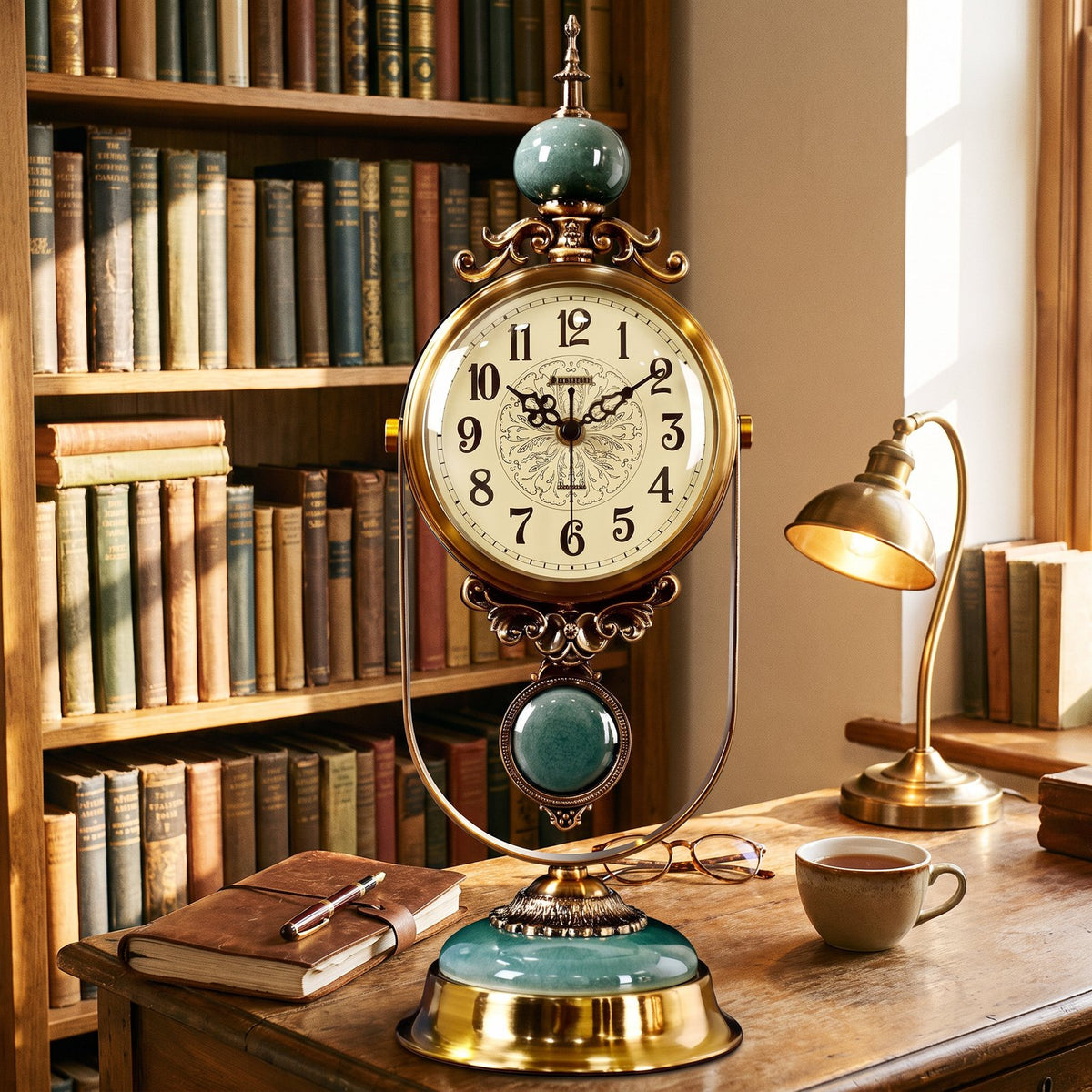 Horloge à Poser Vintage Bronze