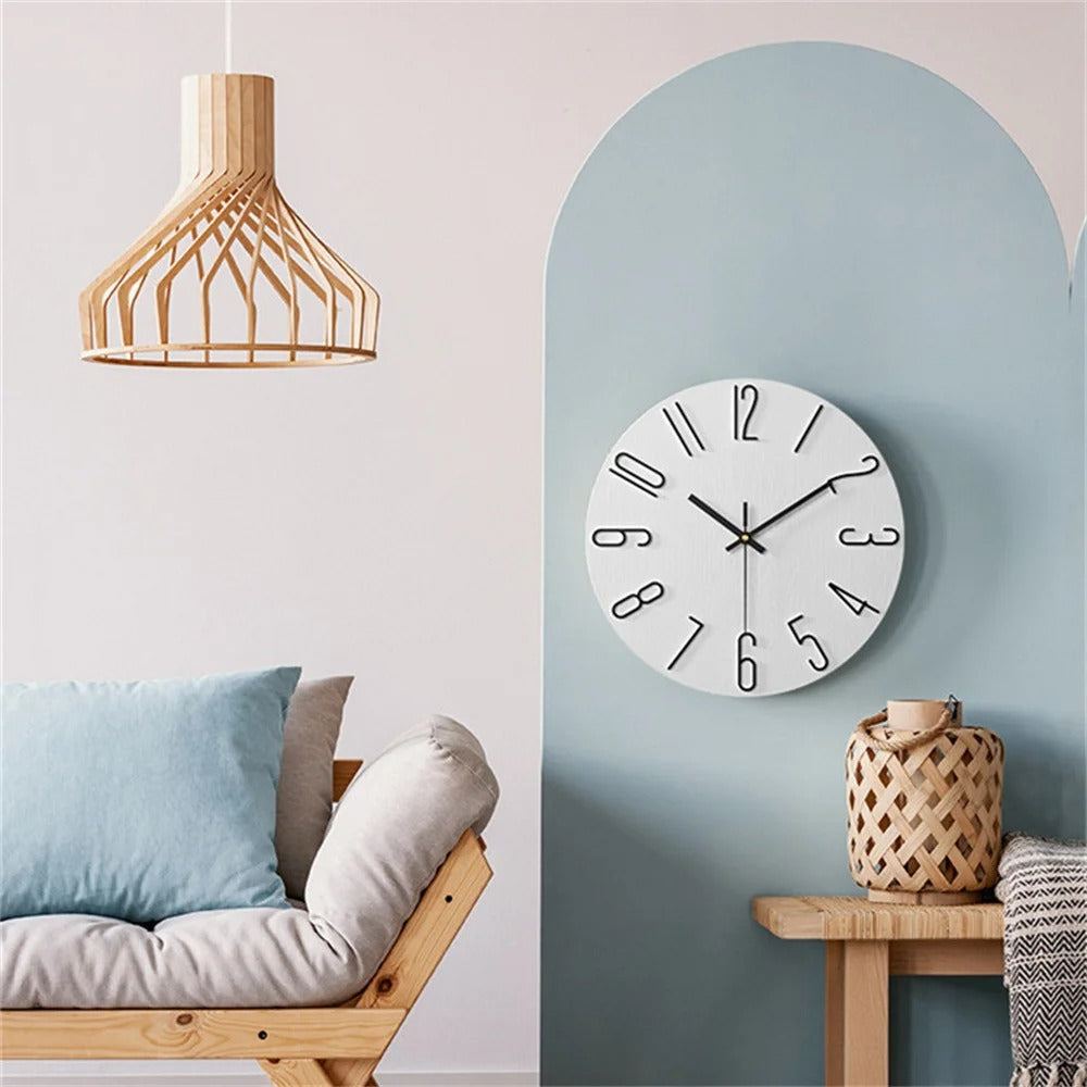 Horloge Murale Chiffres Modernes