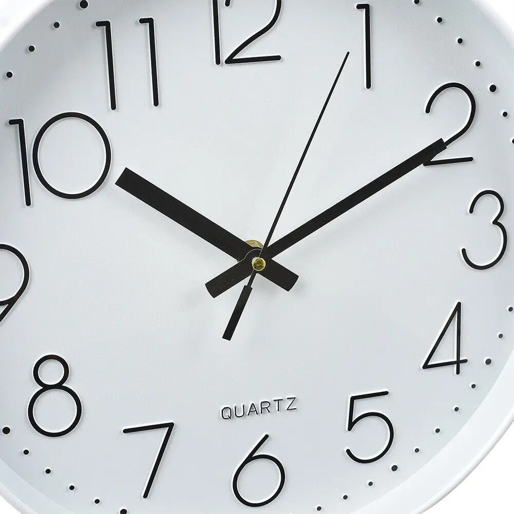 Horloge Murale Chiffres Noirs