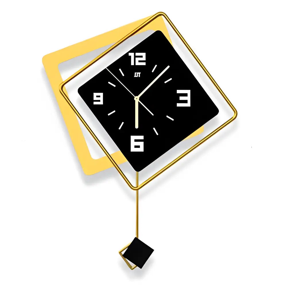Horloge Murale Carrée Teal