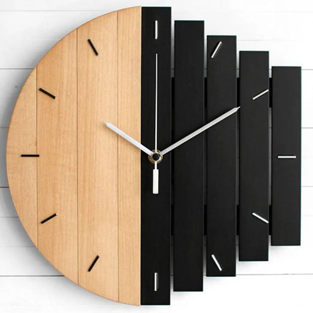 Horloge Murale Bois Moderne