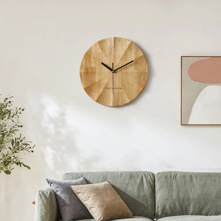 Horloge Murale Bois Design