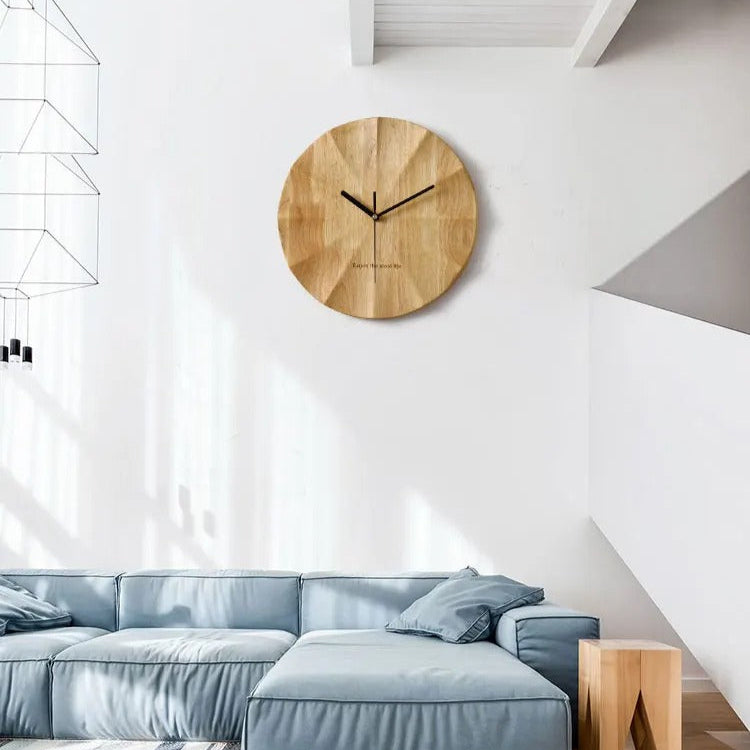 Horloge Murale Bois Design