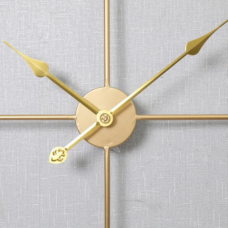 Horloge Murale Carrée Métal