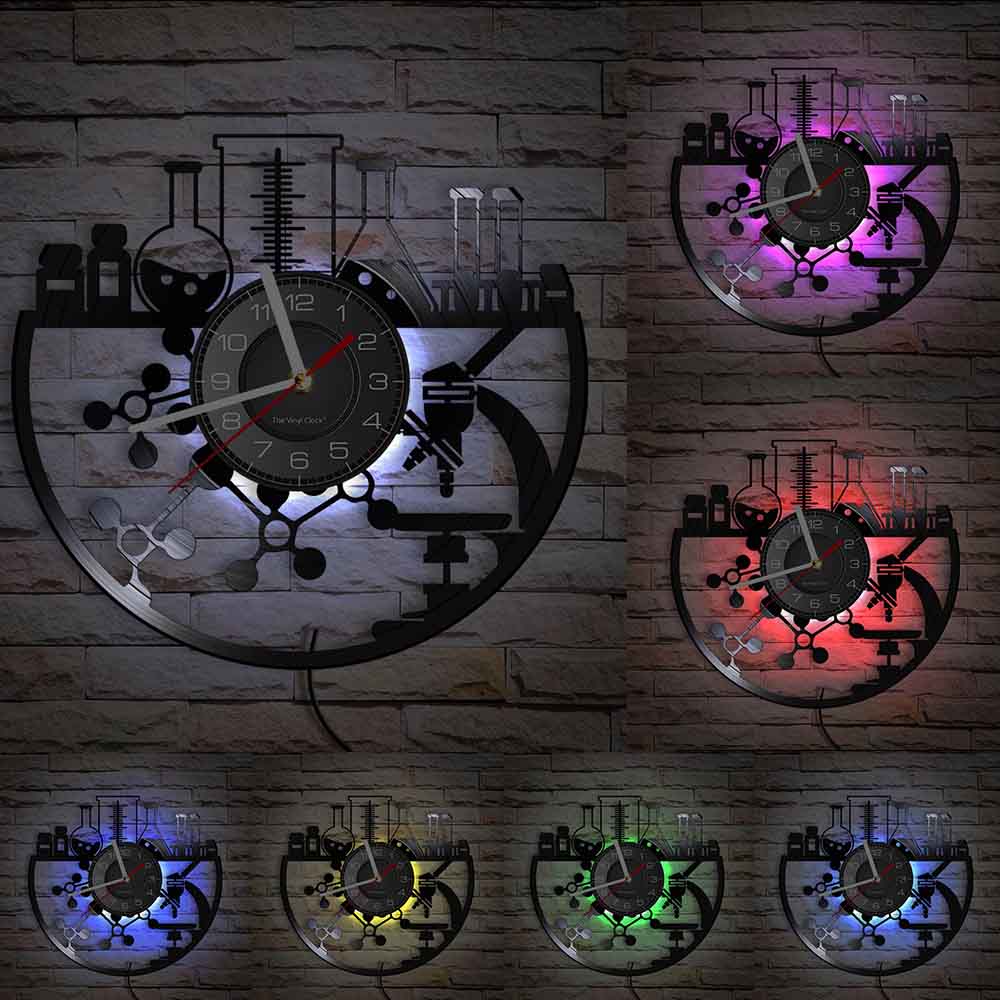 Horloge Murale Laboratoire LED