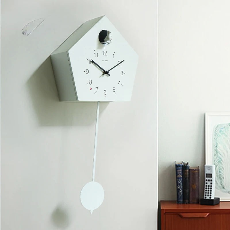 Horloge Murale Coucou Minimaliste