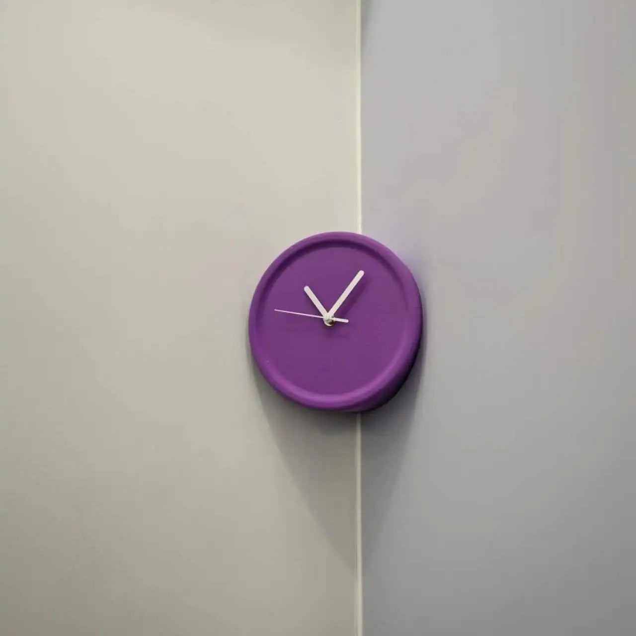 Horloge Murale Coin Rose