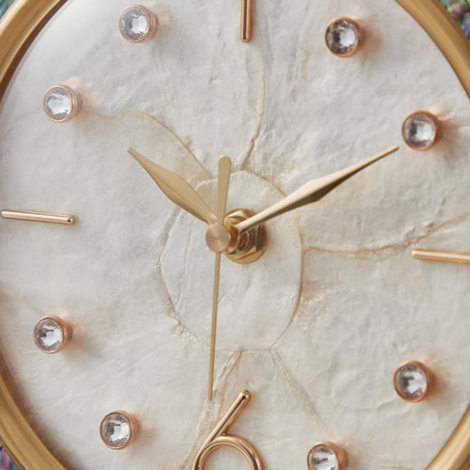 Horloge À Poser Marbre Doré