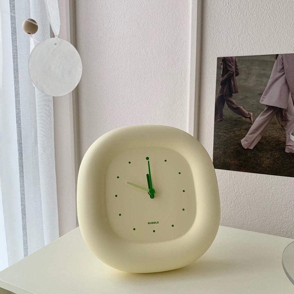 Horloge À Poser Minimaliste Bubble