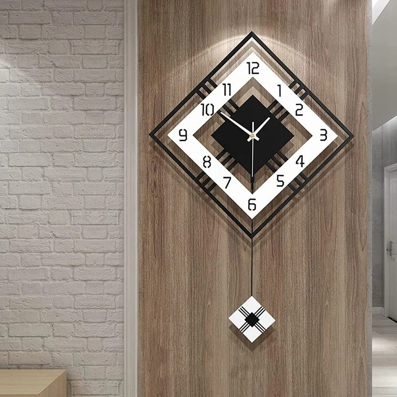 Horloge Murale Carré Design