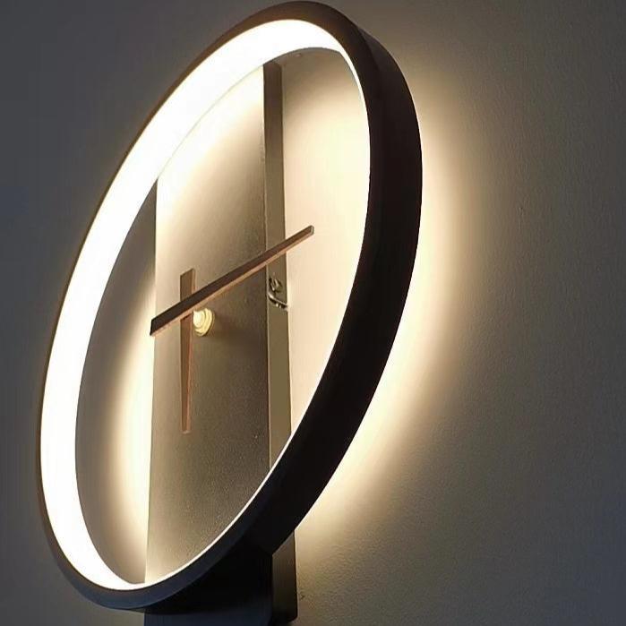 Horloge Murale Anneau LED