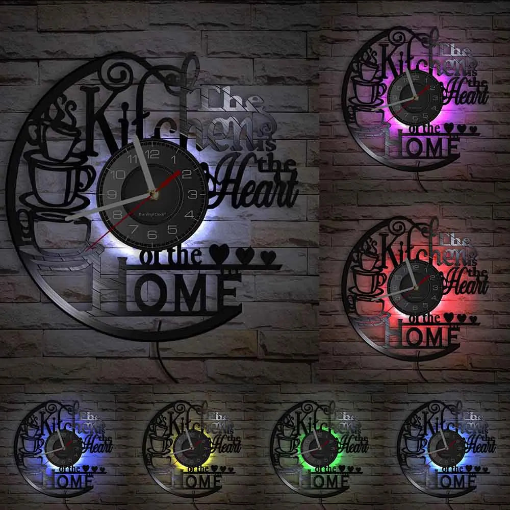 Horloge Murale Cuisine LED
