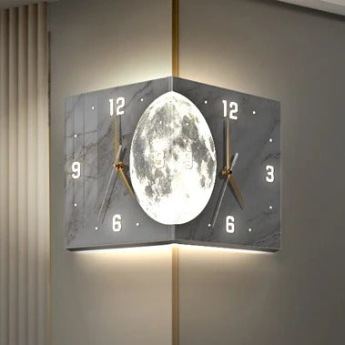 Horloge Murale Cube Lune
