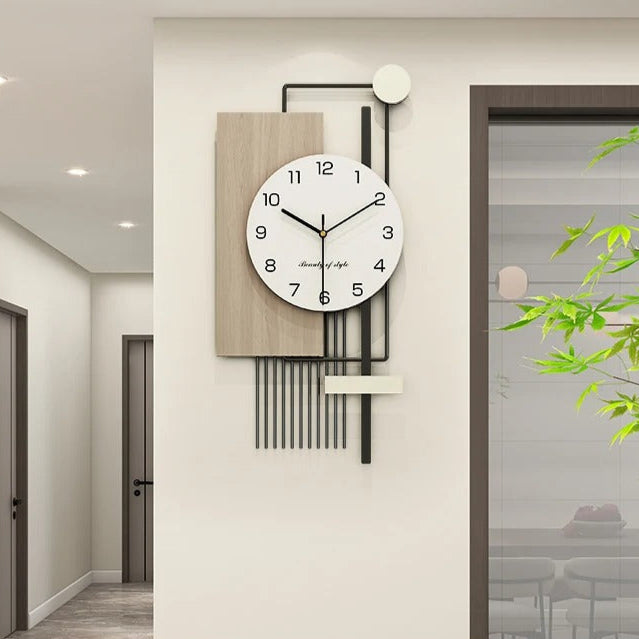 Horloge Murale Moderne Asymétrique
