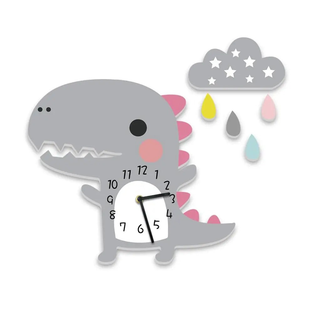 Horloge Murale Dinosaure Enfant