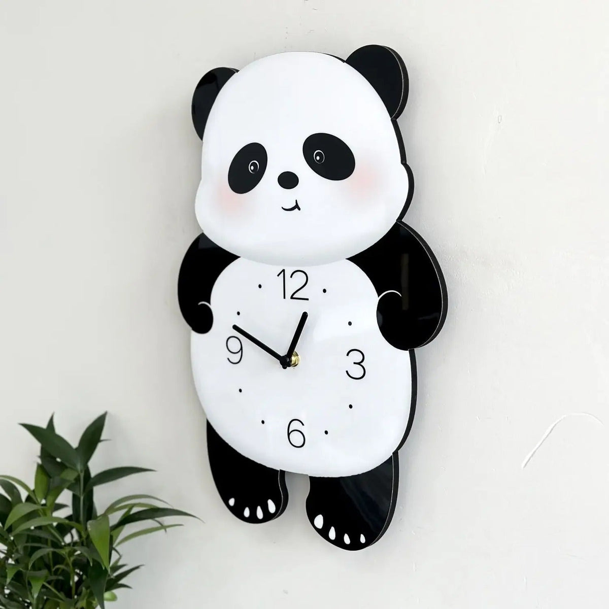Horloge Murale Panda Enfant