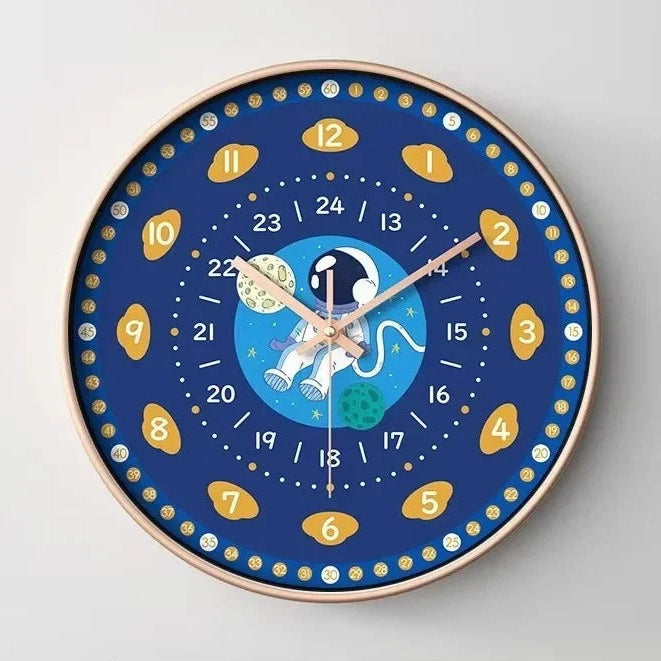 Horloge Murale Enfant Cosmos