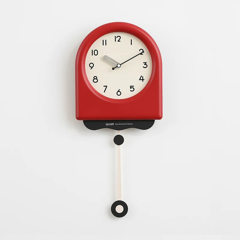 Horloge Murale Minimaliste Beige