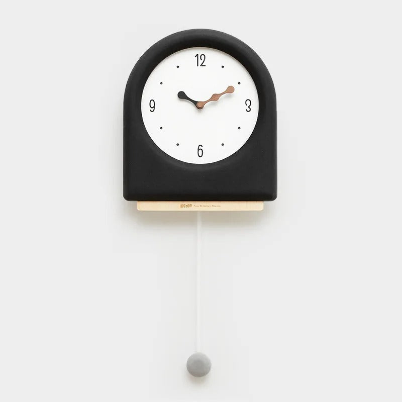 Horloge Murale Minimaliste Beige