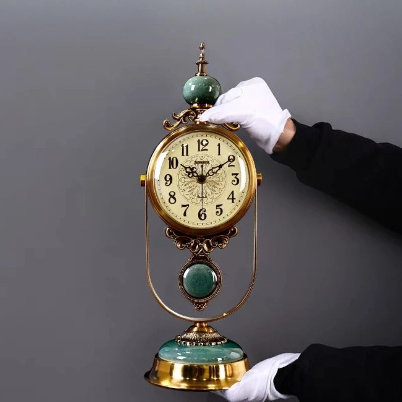 Horloge à Poser Vintage Bronze