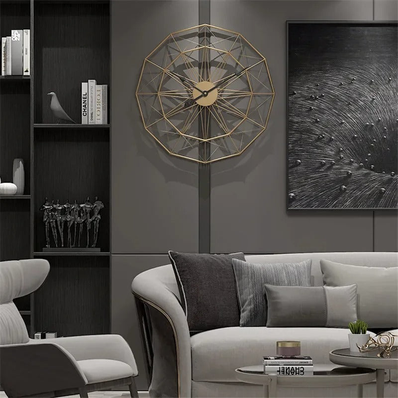 Horloge Murale Géo Métal