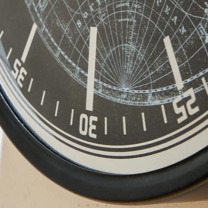 Horloge Murale Carte Monde