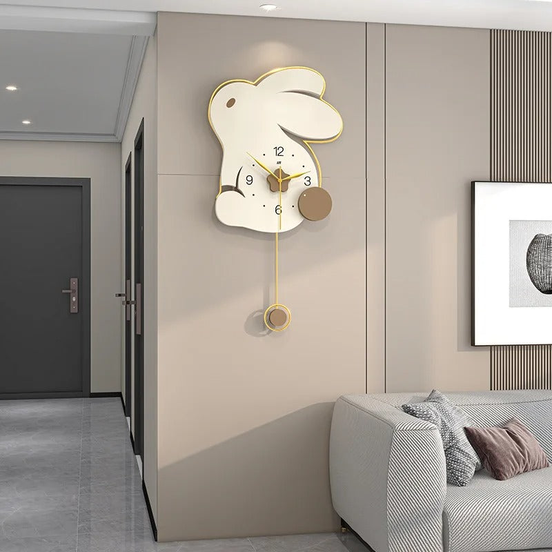 Horloge Murale Lapin Design