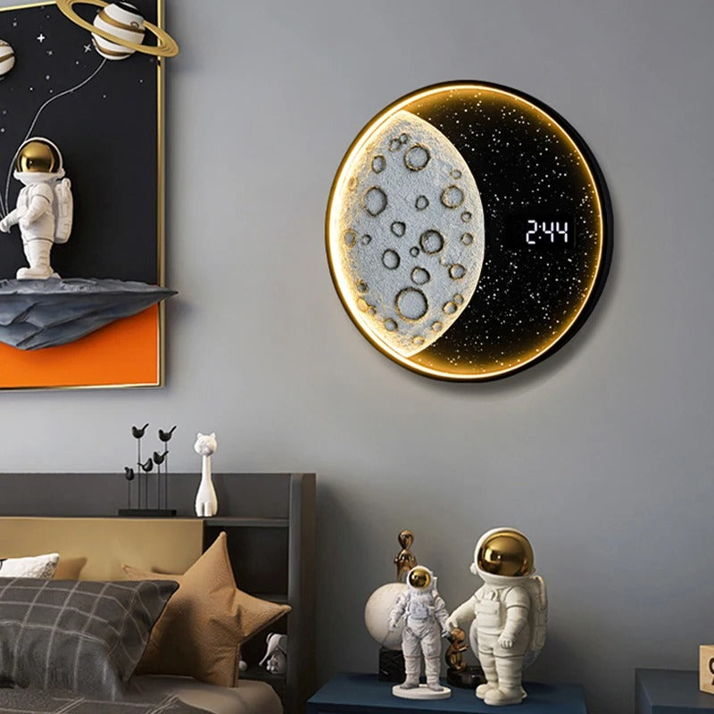 Horloge Murale Lune Astronaute