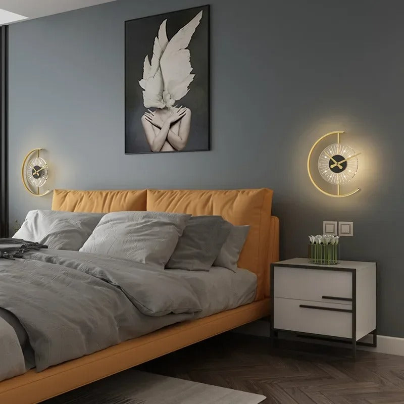 Horloge Murale LED Contemporaine