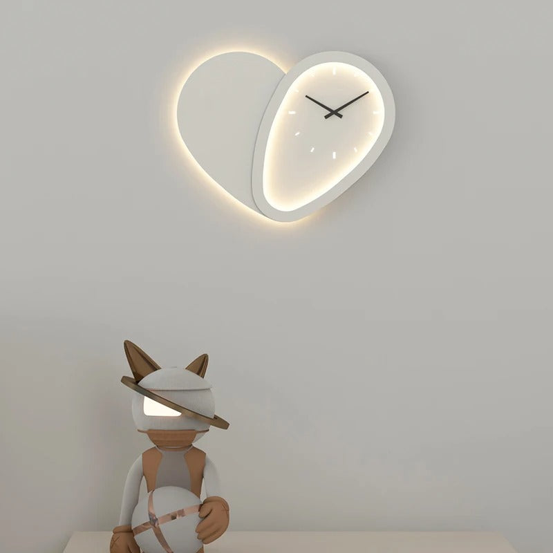 Horloge Murale Coeur LED