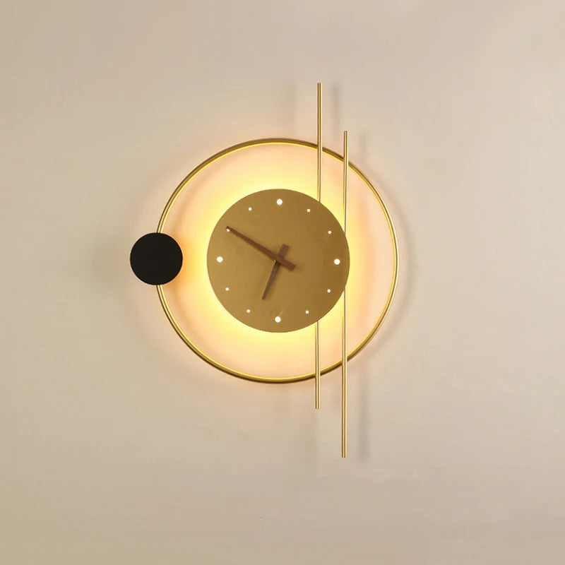 Horloge Murale Cercle Lumineux