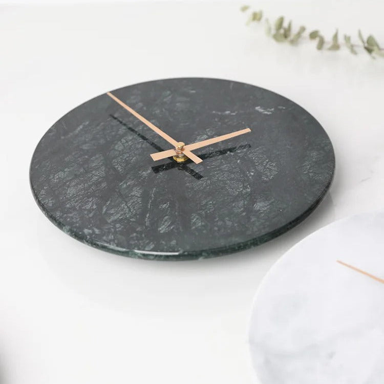 Horloge Murale Pierre Marbre